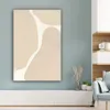 MuchoWow® - Leinwandbilder - Abstrakt - Beige - Moderne Produktbild-Vorschau 4