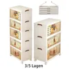 5 Lagen Stapelbox Faltbare Regalbox Aufbewahrungsbox mit Produktbild-Vorschau 1