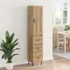 vidaXL Highboard Artisan-Eiche 34,5 x 34 x 180 cm Produktbild-Vorschau 4