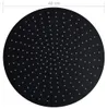 vidaXL Regenbrause Edelstahl 40 cm Rund Schwarz Produktbild-Vorschau 6