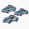 Goki Polizeiauto Die-Cast Spielzeugauto mit Rückziehmotor Produktbild-Vorschau 1