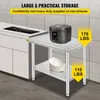 Stół roboczy ze stali nierdzewnej VEVOR 900 x 600 x 70 mm Podgląd zdjęcia produktu 4