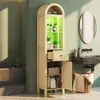 Mobiletto da bagno Merax con illuminazione a LED, mobiletto Anteprima dell’immagine prodotto 7