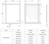 dopporo Badspiegel mit Beleuchtung 60x80cm LED Produktbild-Vorschau 7