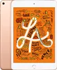 A gold iPad mini with a colorful illustration of Los Angeles landmarks and attractions on its screen. Produktbild-Vorschau