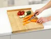 WENKO Schneide Brett mit Anlegekante Bambus 45x35cm Küchen Produktbild-Vorschau 3