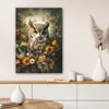MuchoWow® - Leinwandbilder - Eule - Vögel - Blumen - Natur, Produktbild-Vorschau 6