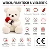 wiztex Teddybär Kuscheltier – 23 cm Bezauberndes Produktbild-Vorschau 5