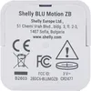 Bewegingssensor Shelly BLU Motion ZB, Zigbee 3.0, Bluetooth Productafbeelding-voorbeeld 2