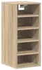 vidaXL Schuhschränke 2 Stk. Sonoma-Eiche 31,5x35x70 cm Produktbild-Vorschau 6