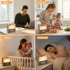 Digitaler Wecker LED, leise mit Nachtlicht dimmbar, Dual Produktbild-Vorschau 2