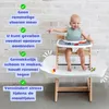 Pojemnik na jedzenie do krzesełek dla dzieci, biały Podgląd zdjęcia produktu 3