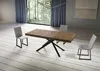 Niket ausziehbarer Walnusstisch 180/284x90 cm mit Produktbild-Vorschau 2
