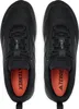 A top-down view of a pair of black Adidas Terrex outdoor hiking shoes. Produktbild-Vorschau