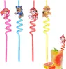 Paw Patrol Strohhalm Hartkunststoff - 4 Stk. bunt - Produktbild-Vorschau 1