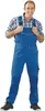 Planam Canvas 320 Latzhose Kornblau, Größe:54 Produktbild-Vorschau 15