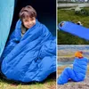 Spací vak turistický múmiový 200x70 cm teplý kempingový Náhľad obrázku produktu 2