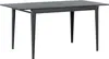 BELIANI Stół do jadalni czarny rozkładany 120/160 x 80 cm Podgląd zdjęcia produktu 1