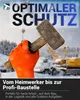 A gloved hand holding a sledgehammer on a snowy construction site. Produktbild-Vorschau