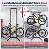 Stojan na bicykle COSTWAY, samostatný, pre 4 bicykle, Náhľad obrázku produktu 4