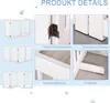 PawHut – barierka dla psów, 91 cm, drewniana barierka Podgląd zdjęcia produktu 6