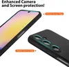 Für Samsung Galaxy A25 5G - Schwarz Silikon Schutz Hülle + Produktbild-Vorschau 3