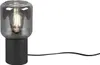 Trio Leuchten Tischleuchte Nico E27, schwarz, Metall/Glas Produktbild-Vorschau 1