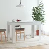 vidaXL Esstisch Hochglanz-Weiß 120x60x76 cm Holzwerkstoff Produktbild-Vorschau 12
