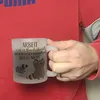 Waschbären Glas Tasse mit Spruch Arbeit erfordert die Produktbild-Vorschau 6