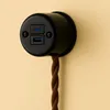 Aufputz Porzellan Retro USB-A I USB-C Steckdose 2-fach I Produktbild-Vorschau 7