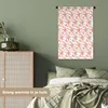 MuchoWow® Wandteppich Wandbehang Blumen - Rosa - Collage - Produktbild-Vorschau 4
