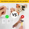 80 Stück Bilderhaken Selbstklebend, Transparente Klebehaken Produktbild-Vorschau 3