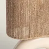 LED Tischlampe aus Keramik und Naturseil Callie Beige Produktbild-Vorschau 3