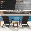 Two Adirondack chairs and a small table are placed next to a swimming pool. Produktbild-Vorschau