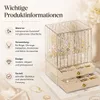 Transparenter Schmuckkasten groß, herausnehmbare Fächer für Produktbild-Vorschau 4