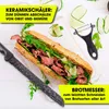 GOURMETmaxx Messerset inkl. Sparschäler - 6-tlg. - schwarz Produktbild-Vorschau 6