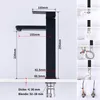 HOMELIVE Wasserhahn Schwarz Waschtischarmatur Badezimmer Produktbild-Vorschau 6