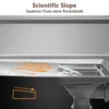 SONNI Breite Seite quadratisches Spülbecken 70 x 45 x 24,5 Produktbild-Vorschau 9