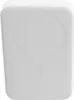 A white wireless power bank with a circular indentation on its surface. Podgląd zdjęcia produktu