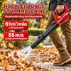 1000W Akku-Laubbläser 21V Brushless, 2×4,0Ah Akkus, 360 Produktbild-Vorschau 3