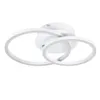 ZMH LED plafoniera plafoniera camera da letto 2 anelli Anteprima dell’immagine prodotto 9