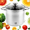 Kochtopf 22,5 L mit Deckel Suppentopf Edelstahl 34cm 22,5L Produktbild-Vorschau 1