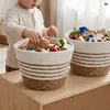 HMF Aufbewahrungskorb mit versteckten Griffen, runder Korb Produktbild-Vorschau 8