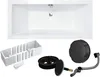 VBChome Acrylbadewanne 180 x 80 cm Weiß mit Styroporträger Produktbild-Vorschau 1