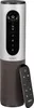 A Logitech Conference Cam Connect device with its remote control. Náhled obrázku produktu