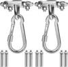 Yakimz 2x Deckenhaken Hängesessel Premium Edelstahl Produktbild-Vorschau 1