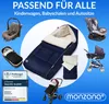 MONZANA® Chancelière universelle avec chauffe-mains pour Voir les images du produit 2
