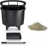 A product shot of a planter and its accessories on a white background. Produktbild-Vorschau