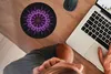 MuchoWow® Mauspad Mousepad Mandala lila Dahlie 20x20 cm - Produktbild-Vorschau 3