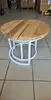 2er Set Couchtische Sam Mangoholz rund Metall Mango Produktbild-Vorschau 3